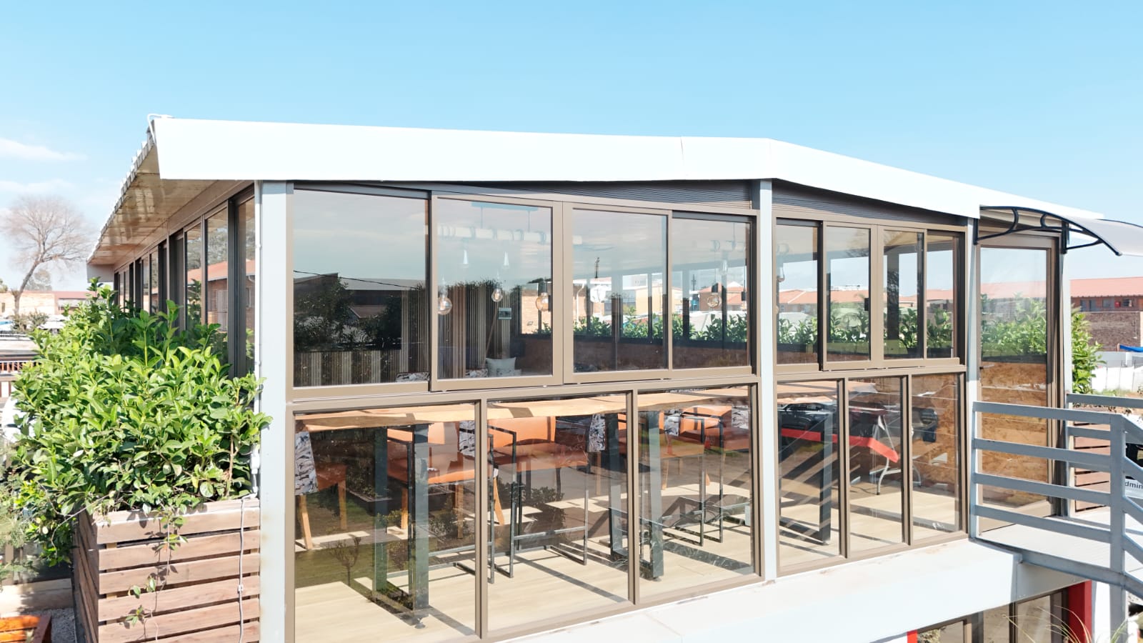 Glass pavilion